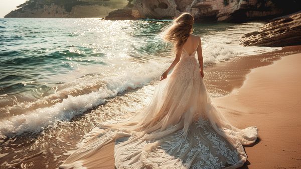 Robes mariée bohèmes à prix doux sur la côte d'azur