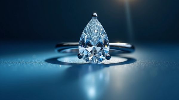 Taille poire : la forme qui fait paraître un diamant plus gros