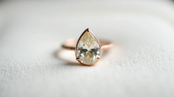 Taille poire : la forme qui fait paraître un diamant plus gros